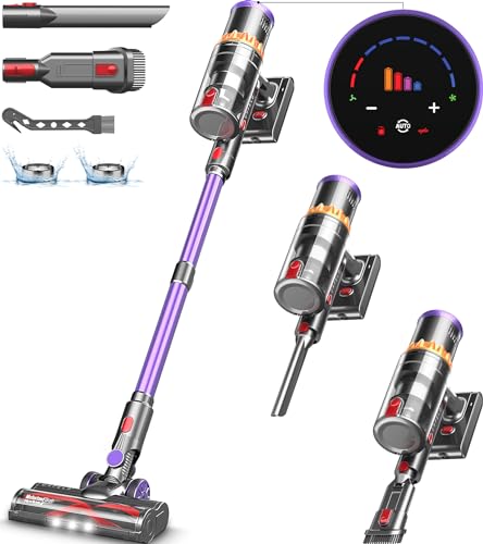 Powerful Cordless Vacuum Cleaner with Smart Display