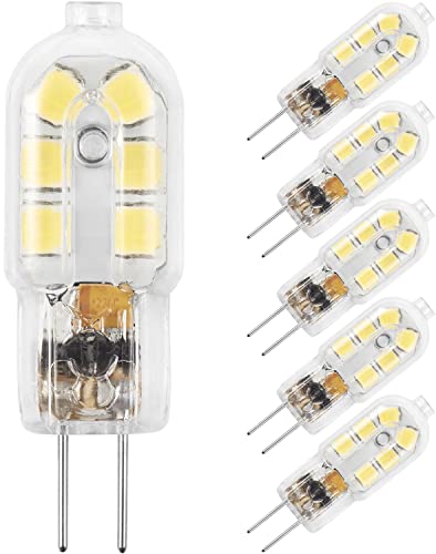 Powerful G4 LED Bulb, Warm White, 5-Pack