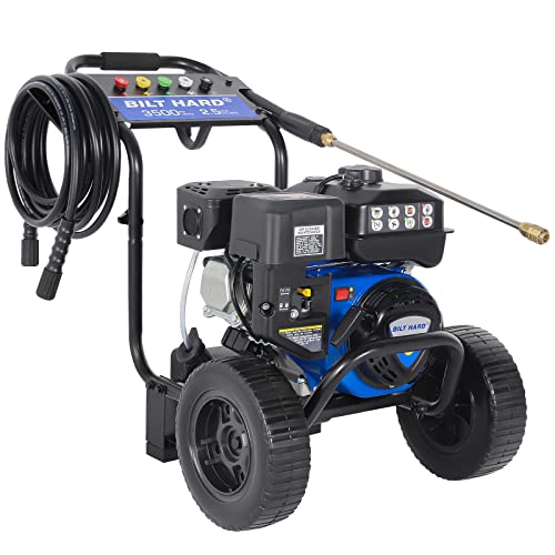 Powerful Gas Pressure Washer with Built-in Soap Tank