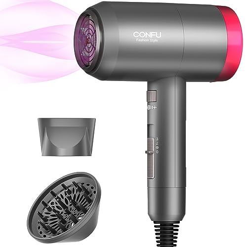 Powerful Hair Dryer with Diffuser and Negative Ions