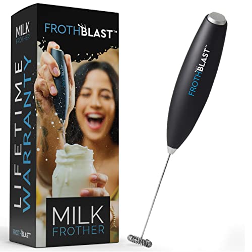 Powerful Handheld Milk Frother for Coffee (Foam Maker)