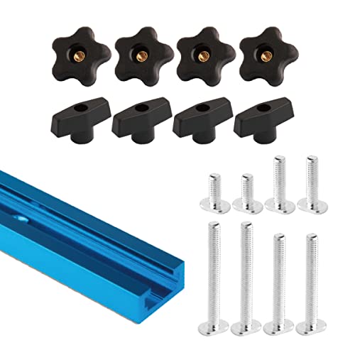 POWERTEC 17-Piece T-Track Kit with 48-Inch Track and Hardware Kit