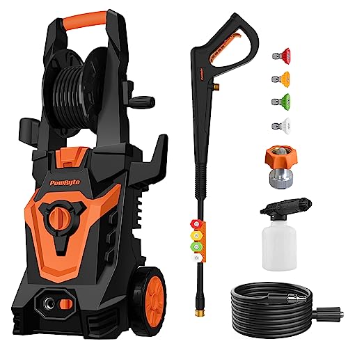 PowRyte Electric Pressure Washer with Hose Reel