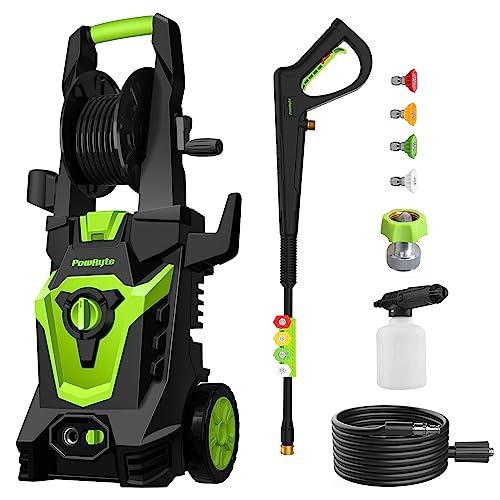 PowRyte Electric Pressure Washer with Hose Reel