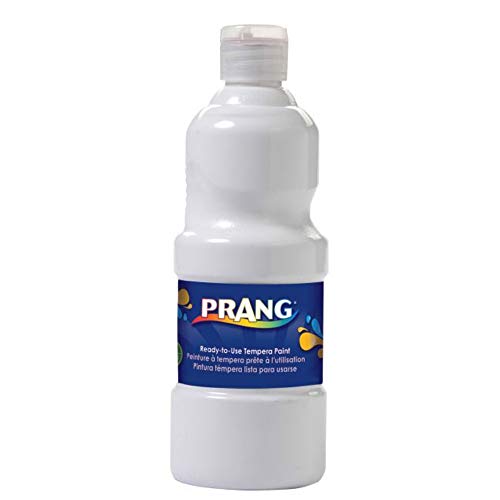 Prang Kids Tempera Washable Paint - 8 oz Single Bottle (White)