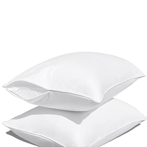 White Pillow Cases Standard Size Set of 4