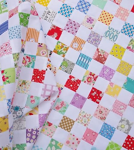 Precut Cotton Fabric Squares for Sewing Quilt Potholders DIY