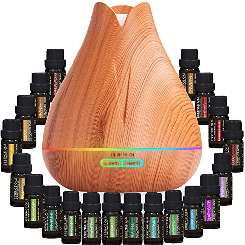 Premium Aromatherapy Essential Oil Diffuser Gift Set