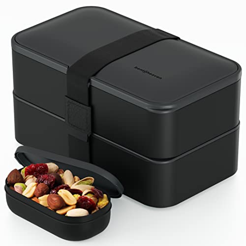 Premium Bentoheaven Adult Lunch Box with 2 Compartments