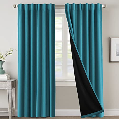 Premium Blackout Curtains for Bedroom - 100% Room Darkening
