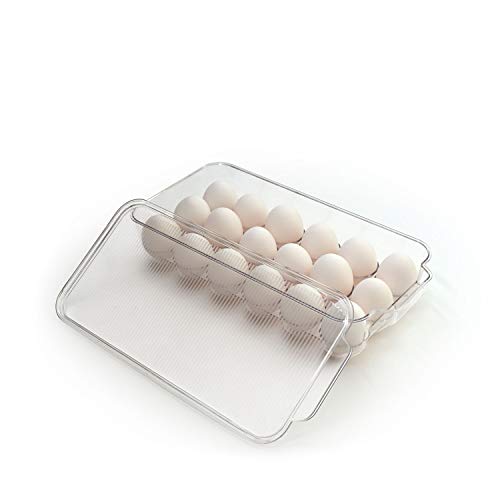 Premium Egg Holder for Refrigerator - Neatly Organize and Store Eggs