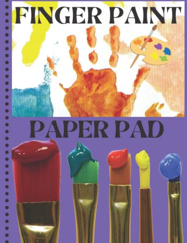 Premium Finger Paint Paper Pad for Kids and Teens