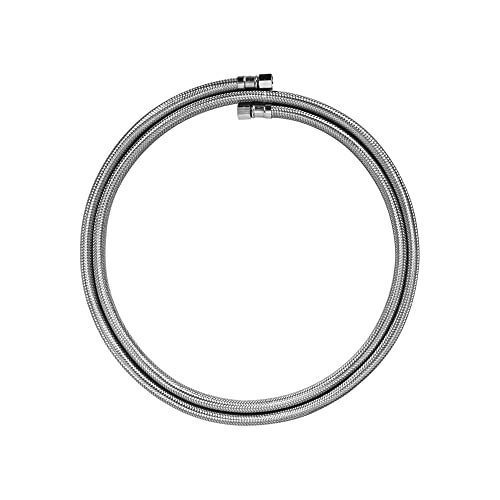 6 Ft Premium Braided Stainless Steel Ice Maker Water Supply Hose -  Universal 1/4 x 1/4 Comp Connection, UPC Certified