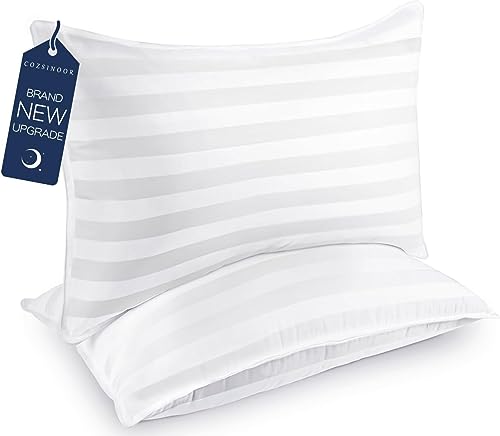 Premium Plush Fiber Bed Pillows [Pack of 2]