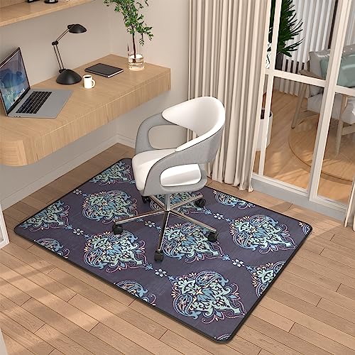 Kuyal Office Chair Mat for Carpets,Transparent Thick and Sturdy Highly Premium Quality Floor Mats for Low, Standard and No