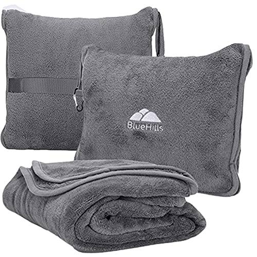Premium Soft Travel Blanket with Carrying Case - Perfect for Long Flights