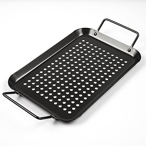 Premium Stainless Nonstick Grill Basket with Holes