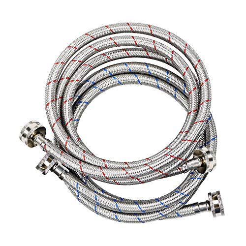 Premium Washer Hoses - Hot and Cold Water Supply Lines