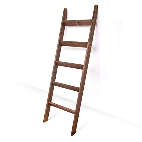 Premium Wood Rustic Ladder Shelf
