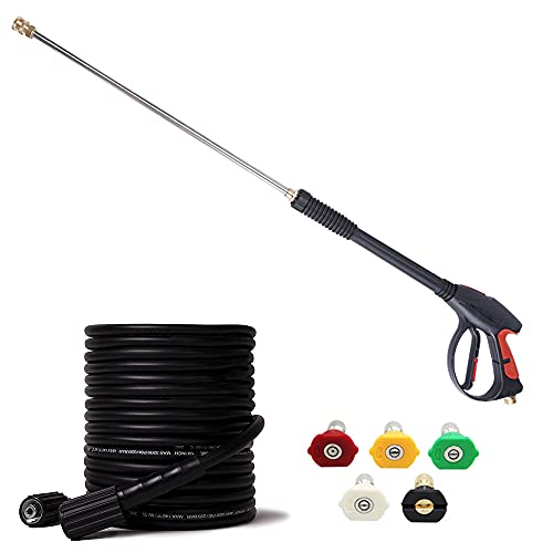 3000PSI High Power Pressure Washer Gun Kit with Hose and Nozzle Tips