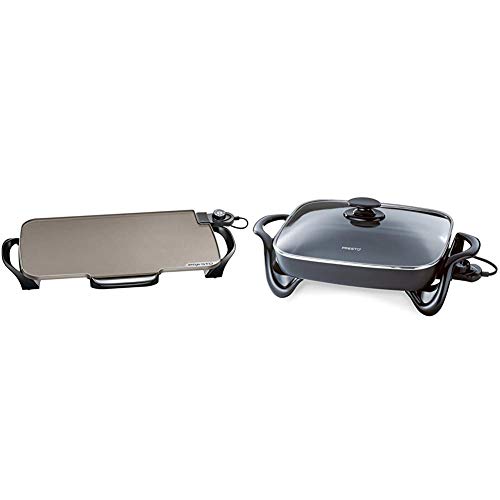 Presto Ceramic Electric Griddle & Electric Skillet Combo