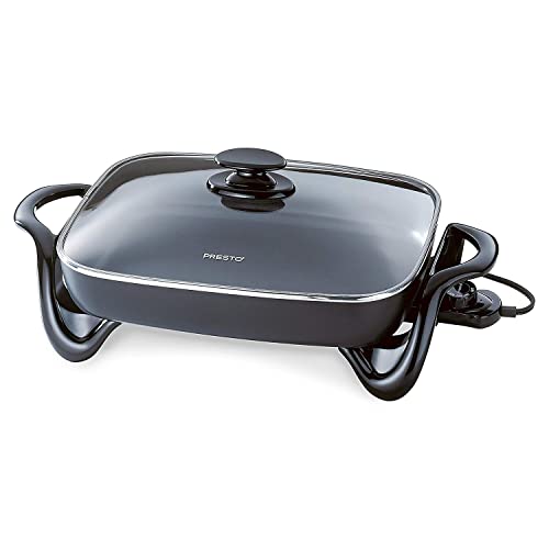 1500W 16-In. Presto Electric Skillet with Non-Stick Inside & Glass Cover