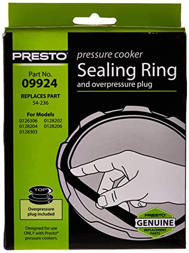 Presto Pressure Cooker Sealing Ring/Overpressure Plug Pack