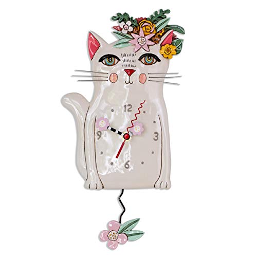 Pretty Kitty Cat Pendulum Clock