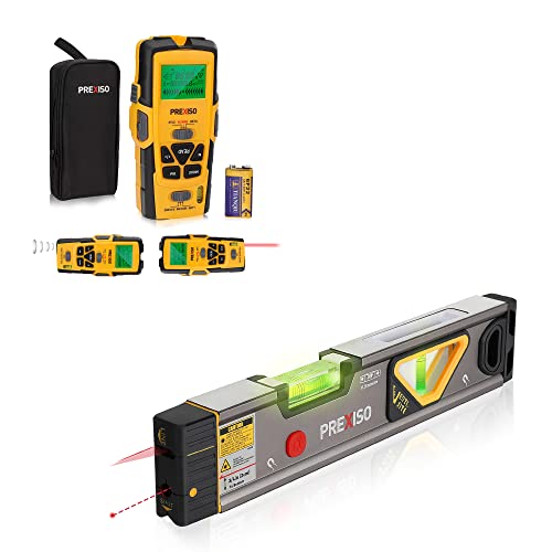 PREXISO 5-in-1 and 2-in-1 Laser Level with Measurement Functions