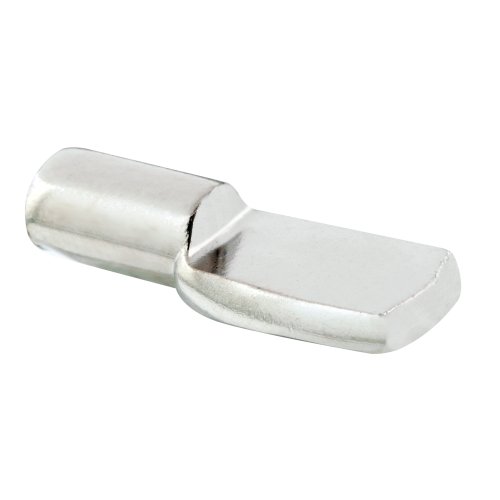 Prime-Line Shelf Support Peg, 5mm, Nickel Plated (8 Pack)
