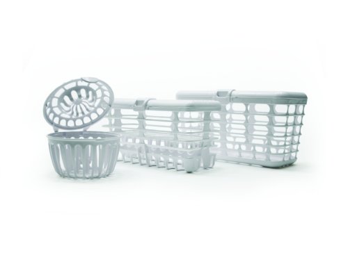Munchkin Deluxe Dishwasher Basket - Gray  Dishwasher basket, Baby bottles,  Baby bottle organization