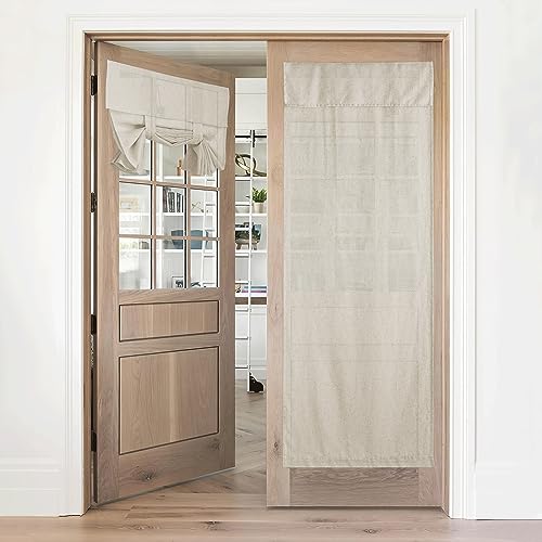 Privacy Linen Blended Door Curtain