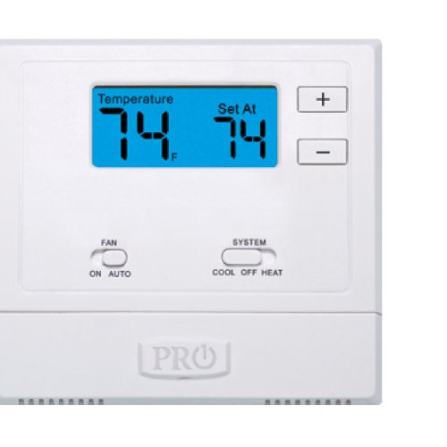 PRO1 IAQ T601-2 Single-Stage 1 Hot/1 Cold Non-Programmable Thermostat