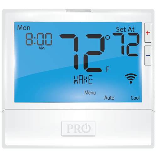 Pro1 T855iSH WiFi Thermostat, 7 Day Programmable, Stages 4 Heat/2 Cool
