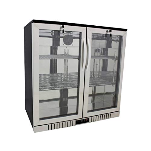 Procool Glass Front Stainless Steel Back Bar Cooler