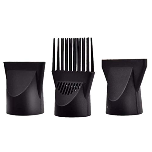 XINGZI Professional 3PCS Salon Hair Dryer Nozzle Comb Brush Attachment