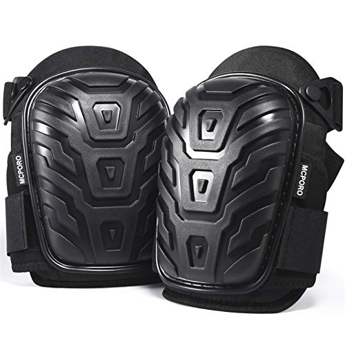 Professional Knee Pads for Work – Breathable Heavy Duty Construction Pads With Foam Padding for Construction, Gardening, Flooring with Adjustable Non-Slip Straps (1)