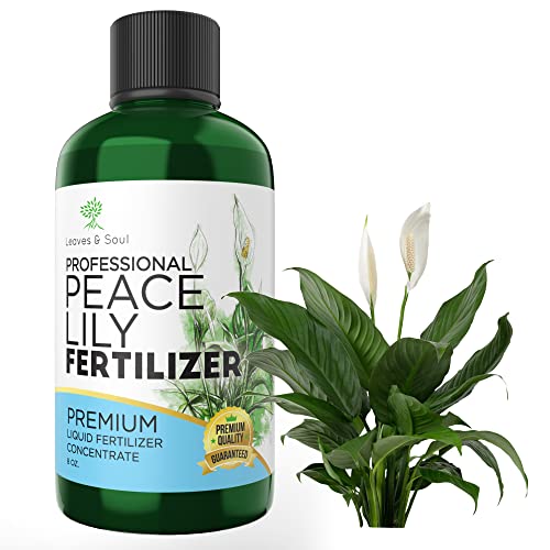 Professional Peace Lily Fertilizer | 3-1-2 Concentrate | 8 oz Bottle