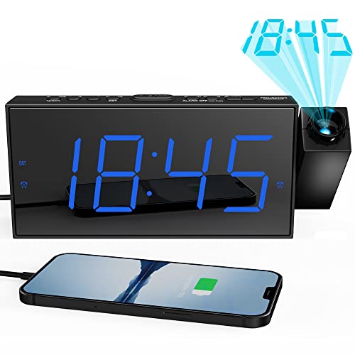 Projection Alarm Clock with Large LED Display