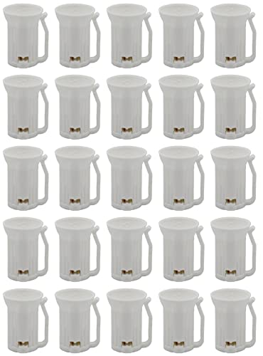 Projectpak White C7 Replacement Sockets for Christmas Lights | 25 Pack