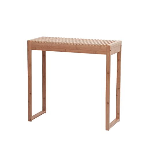 Proman Products TB17235 Cambridge Long Entryway Hallway Entrance Bamboo Console Table, 31.5" W x 11.5" D x 30" H, Natural