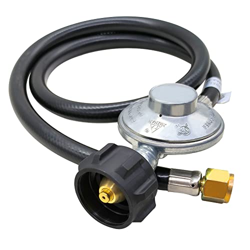 Propane Hose with Regulator for Gas Grill, Heater and Fire Pit