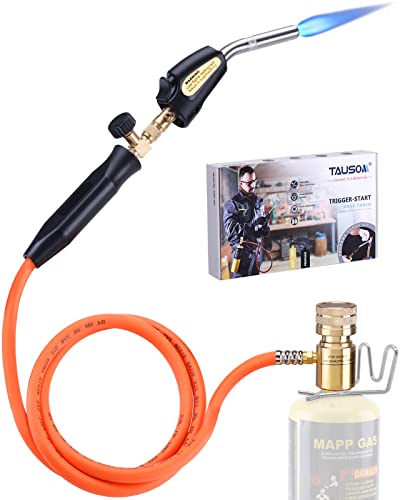 Propane Torch Head with Mapp Gas Torch Hose