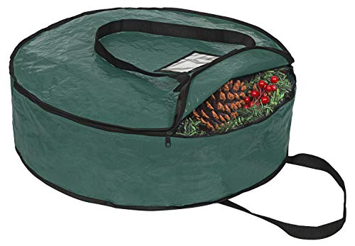 ProPik Christmas Wreath Storage Bag - 36” X 8” (Green)
