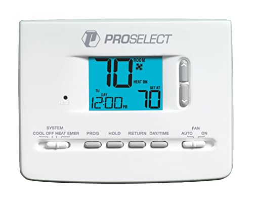 ProSelect Digital Programmable Thermostat - 2 Stage Heating/1 Stage Cooling