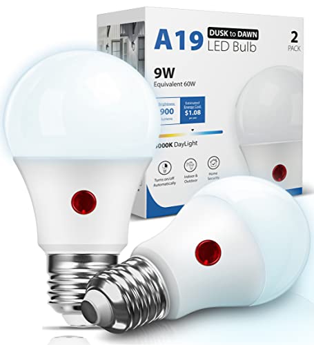 Prosperbiz Dusk to Dawn LED Light Bulbs Outdoor
