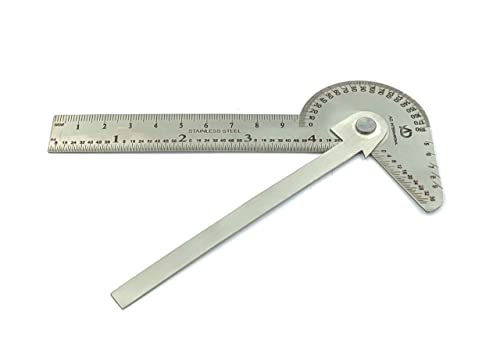 Protractor Square Rule Centre Finder Divider Drill Point Gauge Hand Tools
