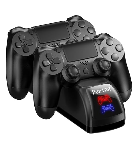 PS4 Controller Charger Dock Station, OIVO 1.8Hrs PS4 Controller Charging  Dock, Charging Station Replacement for Playstation 4 Dualshock 4 Charger
