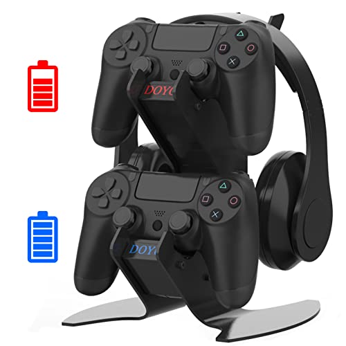 PS4 Controller Charger Dock Station, OIVO 1.8Hrs PS4 Controller Charging  Dock, Charging Station Replacement for Playstation 4 Dualshock 4 Charger
