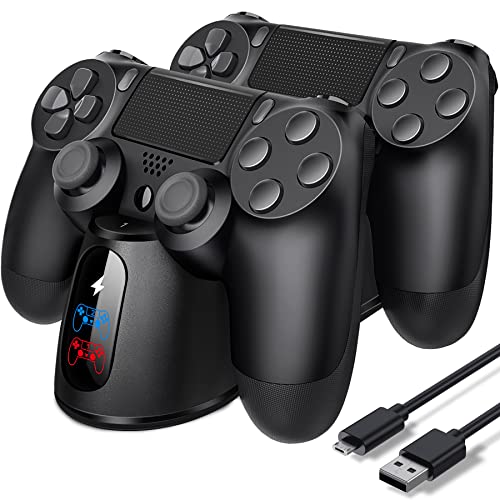 NinJoyGo PS4 Controller Fast-Charging Station for Dualshock 4